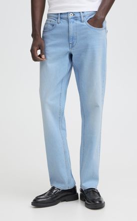 Blend Straight-Jeans BLEND BHROCK REG FIT PPNOOS, Herren, Gr. 30, L&auml;nge 32, denim light blau, Denim/Jeans, Obermaterial: 99% Baumwolle, 1% Elasthan, Abriebe