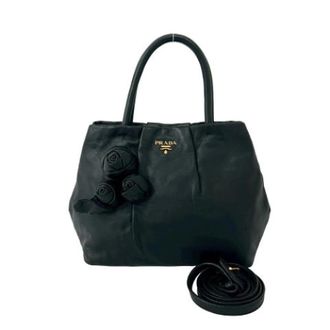 Prada unisex, Pre-owned, Zwart, Maat: ONE Size Leer
