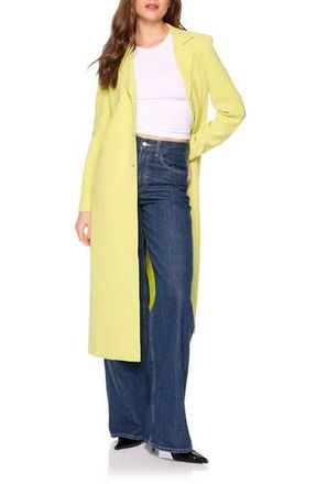 Susana Monaco Pebble Midi Blazer in Celery at Nordstrom Rack, Size X-Small