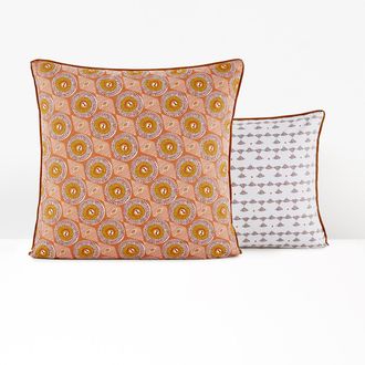 La Redoute Interieurs Kussensloop in katoen, Summer Wax