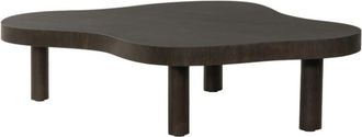 Moloo Mesa de centro de 135 cm en marr&oacute;n oscuro