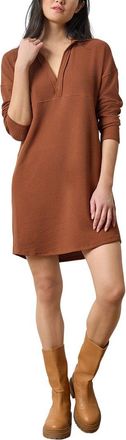 Lilla P Split Neck Collared Dress
