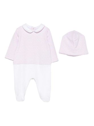 Balmain Onesie And Hat Set