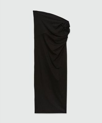 Msgm Black Cotton Casual Womens Dress