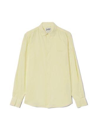 MC2 Saint Barth Yellow Voile Cotton Casual Shirt