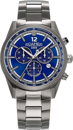 Roamer 973981-44-45-20 Mens Helios Power Watch - Dark Grey - One Size