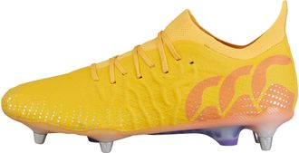 Canterbury Of New Zealand Unisex Adult Speed Infinite Elite Soft Ground Rugby Boots (Amber Yellow/Orange Crush/Mars Red) - Size UK 12