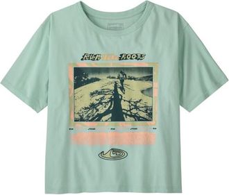 Patagonia Run Like Roots Easy Cut T-Shirt T-Shirt f&uuml;r Damen | gr&uuml;n