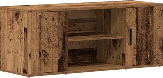 vidaXL Vidaxl - Mueble de tv Madera vieja 100 x 35 x 40 cm Madera contrachapada