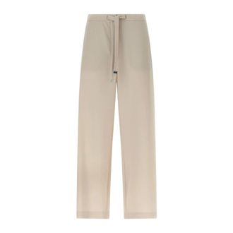 Max Mara Wide Trousers, female, Beige, Size: 2XS Wide Trousers