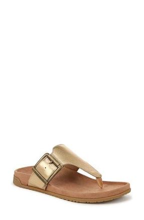 Vionic Emma Flip Flop in Gold at Nordstrom Rack, Size 6.5
