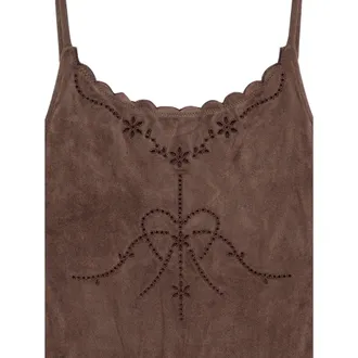 Frankies Bikinis Dessu Bikini Set - Brown