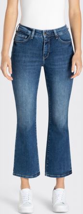 MAC Broeken 3/4-Jeans MAC Dream Kick, Damen, Gr. 36, L&auml;nge 27, blau (dk blau washed), Denim/Jeans, Obermaterial: 93% Baumwolle, 5% Elastomultiester, 2% Elasthan, 
