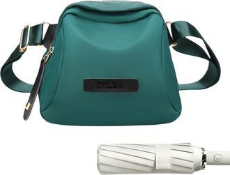 Generic Shoulder Bag, Single Shoulder Bag, Large Chest Pocket with Zip, Shoulder Bag with Zip and Adjustable Strap, Green Large, Siehe Beschreibung