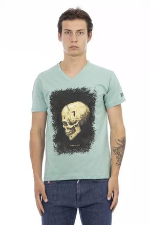 Trussardi Meto Mori Skull T-shirt V-hals