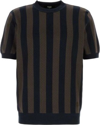 Fendi Hombre, Jerseys, Azul, Talla: L