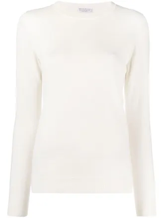 Brunello Cucinelli crew-neck cashmere jumper - Neutrals