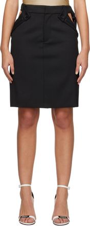 ミニスカート Courreges Vinyl Mini Skirt With Flared Silhouette REEDITION VINYL MINI SKIRT - courrèges