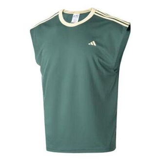 adidas Basketball All-World Sleeveless Tee Asia Sizing Green IN2574