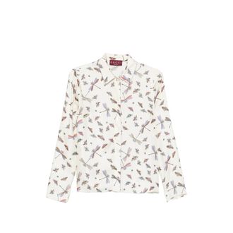 Gucci Dragonfly-print Shirt