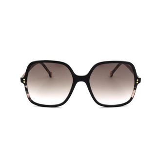 Carolina Herrera Ladies Black Square Sunglasses HER 0244/S