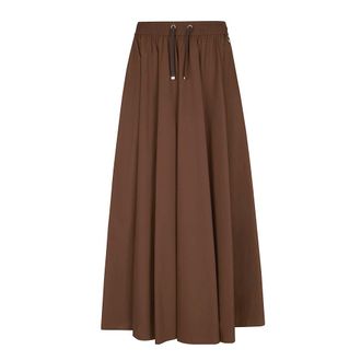 Herno Maxi Skirts, female, Brown, Size: 2XS Light Nylon Stretch Skirt