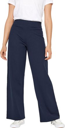M&Co Womens Blue Wide Leg Yoga Pants - Womens