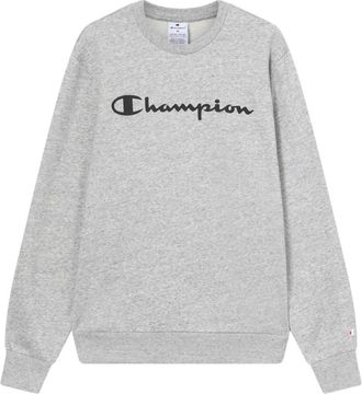 Champion Big Printed Logo Crewneck - Heren - Sweatshirts - Grijs - XL - Hoodies & sweatvesten