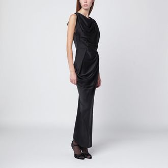 Vivienne Westwood Long Black Fond Dress