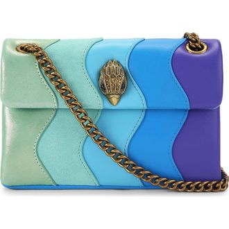 Kurt Geiger Mini Kensington Convertible Leather Crossbody Bag in Open Blue at Nordstrom