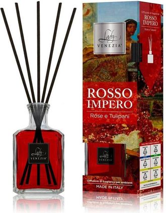 Trade Shop Trade Shop - Maxi Diffusore Ambiente Bastoncini Fragranza Rosso Impero Rose E Tulipani 250 Ml