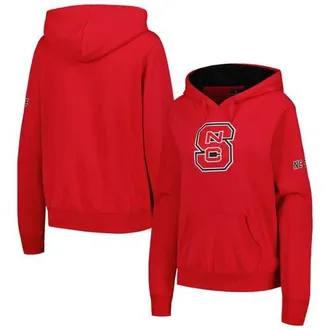 Stadium Athletic Womens Stadium Athletic Red NC State Wolfpack Big Logo Pullover Hoodie at Nordstrom, Size Xx-Large