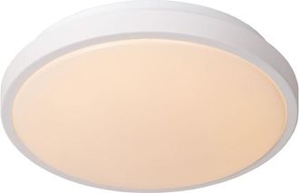 Lucide Lucide - Dasher Modern Flush ceiling light Bathroom - Ø29,3cm - led - 1x12W 2700K - IP44 - White