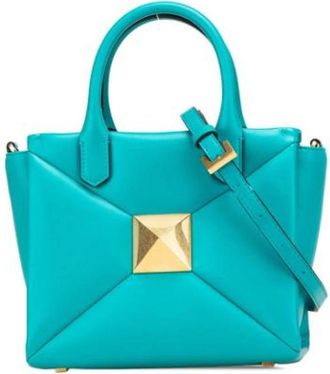 Valentino Pre-owned Handbags, female, Blue, Size: ONE SIZE Pre-owned Leather shoulder-bags