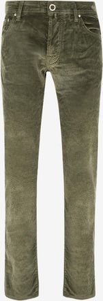 Jacob Cohen Hose mit geradem Bein aus Cordsamt Bard