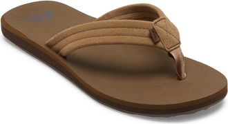 Quiksilver Sandale QUIKSILVER Carver Suede Core, Damen, Gr. 10 (43), beige (tan 1), Obermaterial:Obermaterial: Leder / Aussensohle: Synthetischer Gummi;, Schuhe 