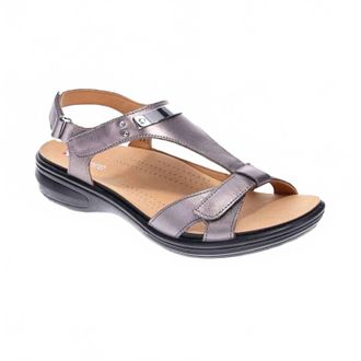 Revere Comfort Shoes Womens Santa Cruz Sandal In Grey