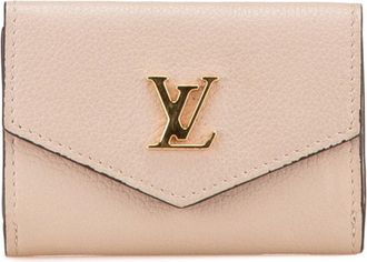 Louis Vuitton Gray Grayish Leather Wallet (Tri-Fold) (Pre-Owned)