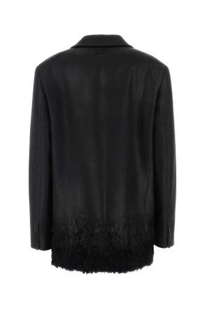 Miu Miu Wool Blend Blazer - Black