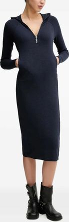 G-Star Abito midi con zip - Blu