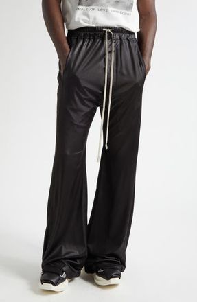 Rick Owens Wide Pusher Pants in Black at Nordstrom, Size X-Large