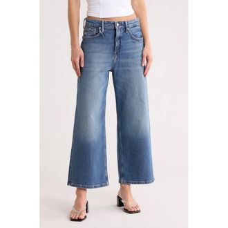 Good American Good Standard Ease Crop Jeans in Indigo706 at Nordstrom Rack, Size 14