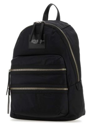 Marc Jacobs Womens Black Nylon The Biker Large Backpack Zaini