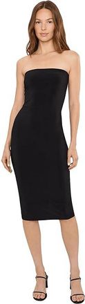 Norma Kamali Strapless Dress To Knee (26) Womens Dress Black : XL (Womens 10), Elastane/Polyester