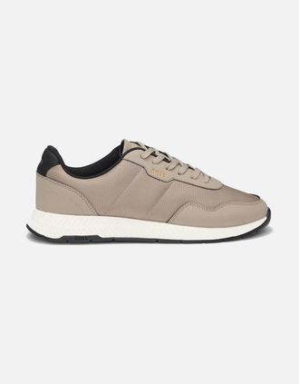 HUGO BOSS Mens Boss Titanium Runner nypu Trainers - Cream - Size: 10