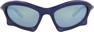 Balenciaga 59mm Cat Eye Sunglasses in Blue Blue Blue at Nordstrom Rack