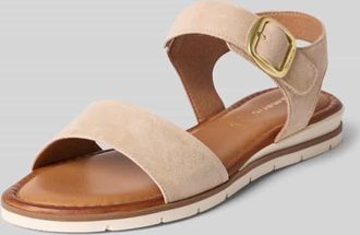 Tamaris Tamaris Sandalen aus echtem Rindsleder in Sand, Gr&ouml;&szlig;e 37