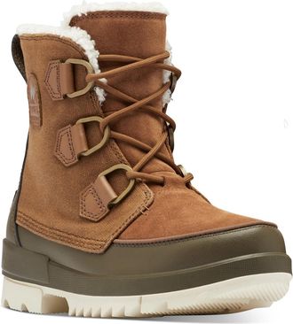 Sorel Tivoli IV NL5113-242 Tan Green Waterproof Winter Boots ZAP998