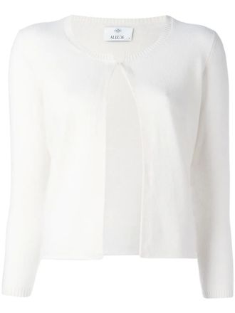 Allude cashmere open front cardigan - women - Cashmere - S - White