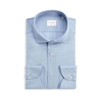 Xacus Tailor Fit Actief Shirt - Blauw - Heren - Zakelijke Overhemden - Blauw - L - Overhemden